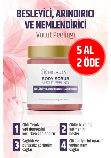 Hbeauty Ücut Peelingi: Cilt Yenileme ve Sıkılaştırıcı Etkili Bakım Ürünü