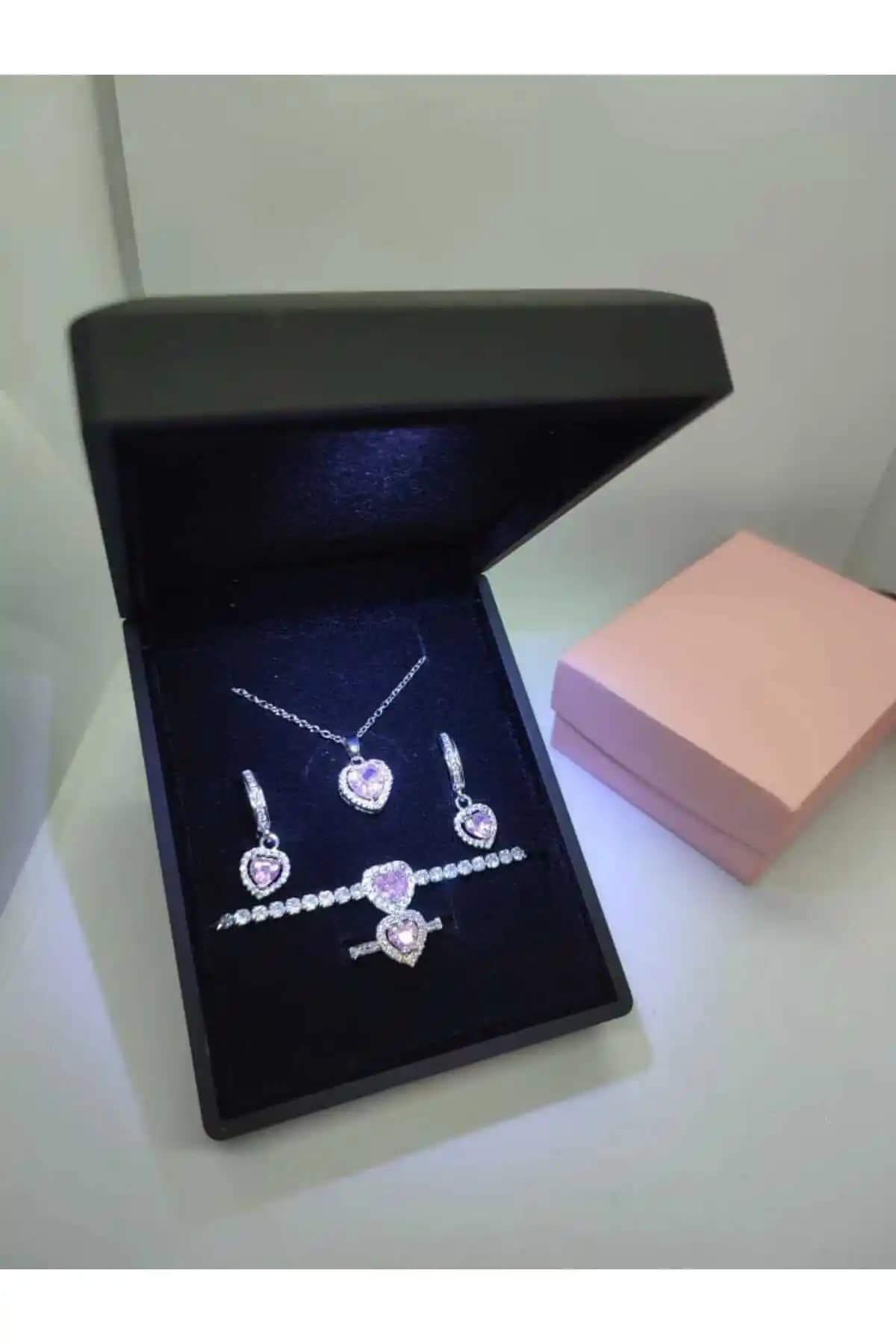 HKN AVM Işıklı Takı Seti Kadınlar ve Kızlar İçin Zarif ve Dayanıklı Tasarım