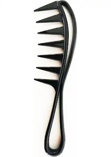 Hydra Karbon Siyah HD 2137 Geniş Dişli Saç Tarağı: Dayanıklı ve Şık Saç Bakım Aracı