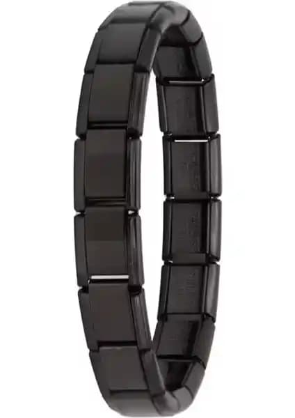 Italyan 18-21CM Beden Seçenekli Charm Çelik Bileklik SCB38 - Dayanıklı ve Şık Tasarım