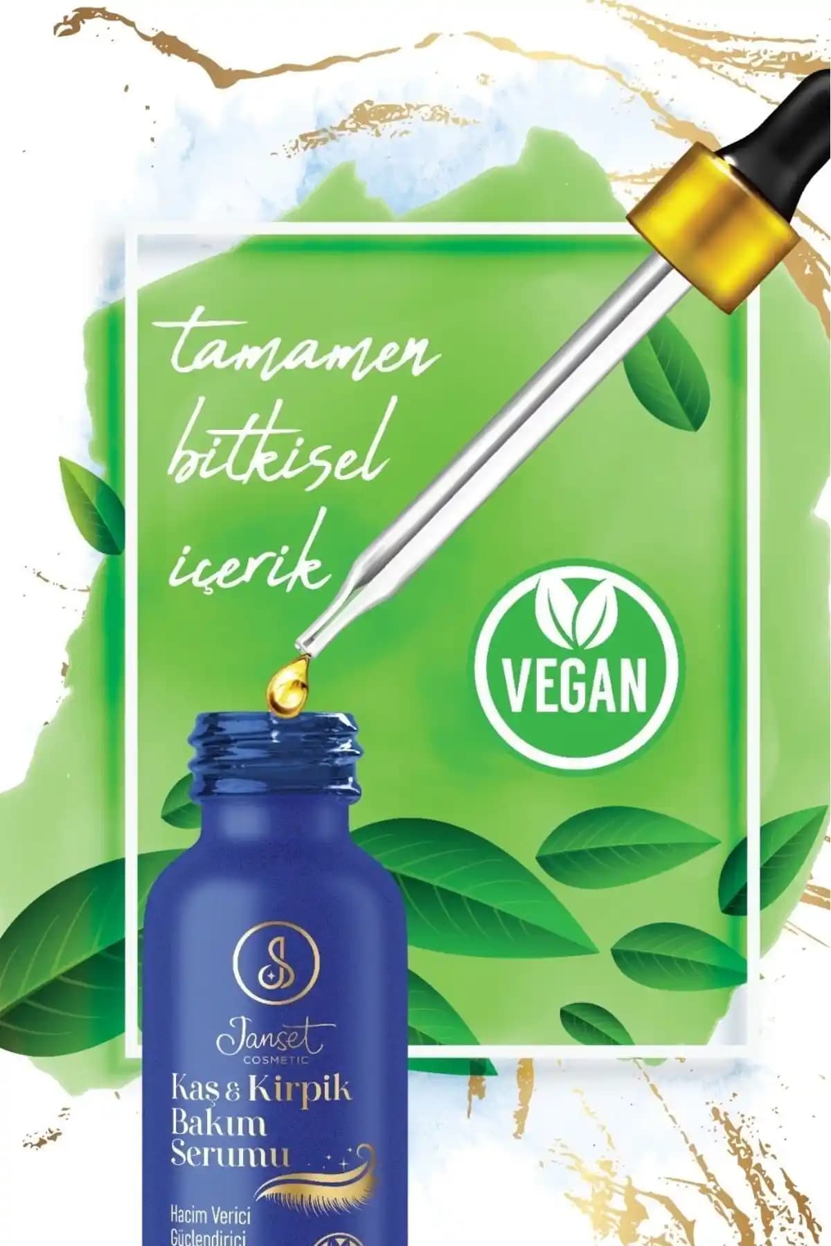 Janset Cosmetic Vegan Kaş ve Kirpik Serumu: Doğal ve Etkili Bakım Çözümü