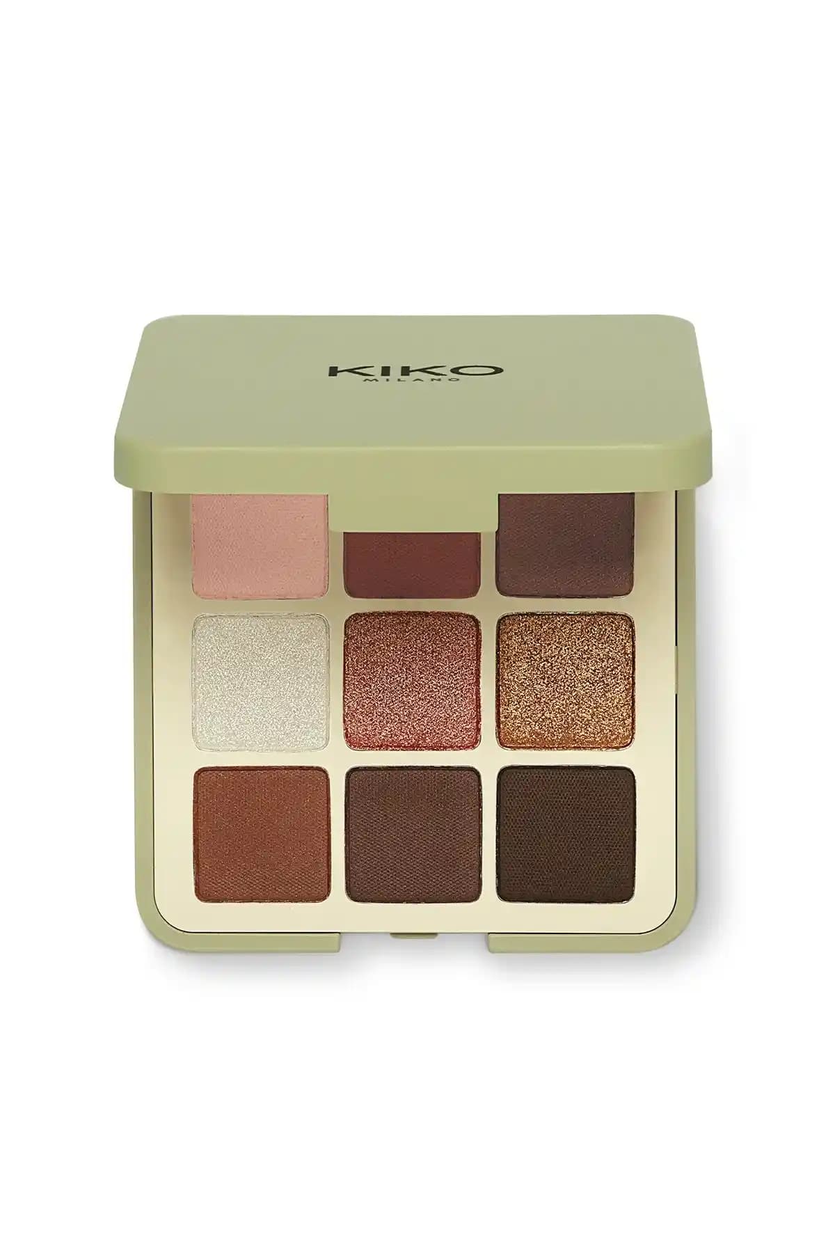 KIKO 9'lu Far Paleti Yeni Green Me Eyeshadow Palette 101 Cool Spice Detaylı İnceleme