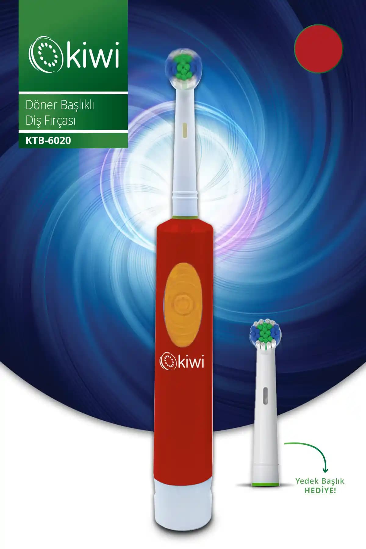 Kiwi KTB-6020 Elektronik Pilli Diş Fırçası: Modern ve Nazik Ağız Bakım Çözümü