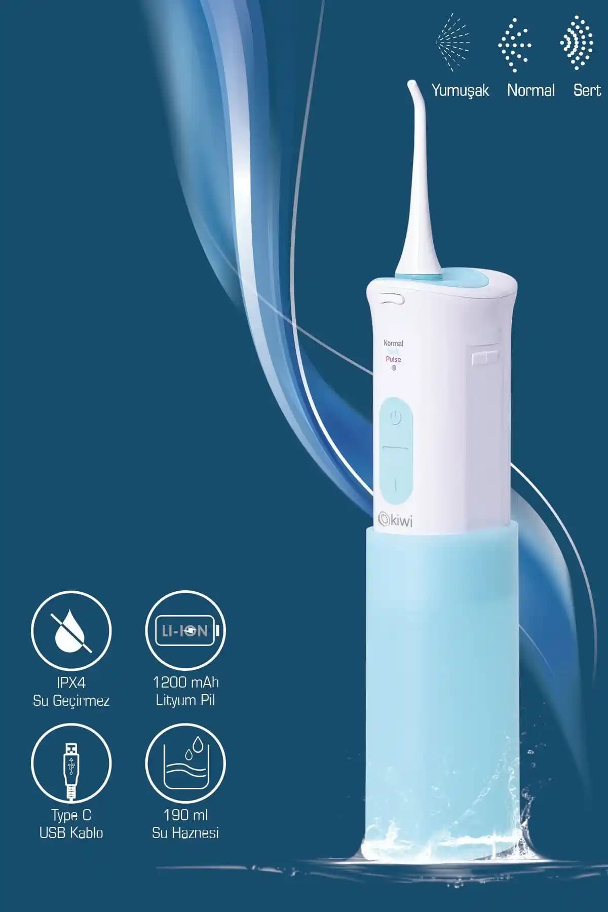 Kiwi Taşınabilir Ağız Duşu: Modern ve Pratik Diş Bakım Çözümü