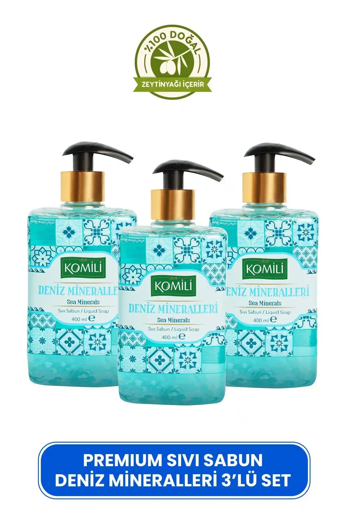 Komili Deniz Mineralleri Sıvı Sabunları: Doğal ve Ferahlatıcı Temizlik Çözümü