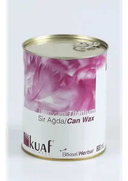 Kuaf Titanyum Sir Ağda 800 ml Tüm Cilt Tipleri İçin Doğal ve Yüksek Performanslı Epilasyon Ürünü