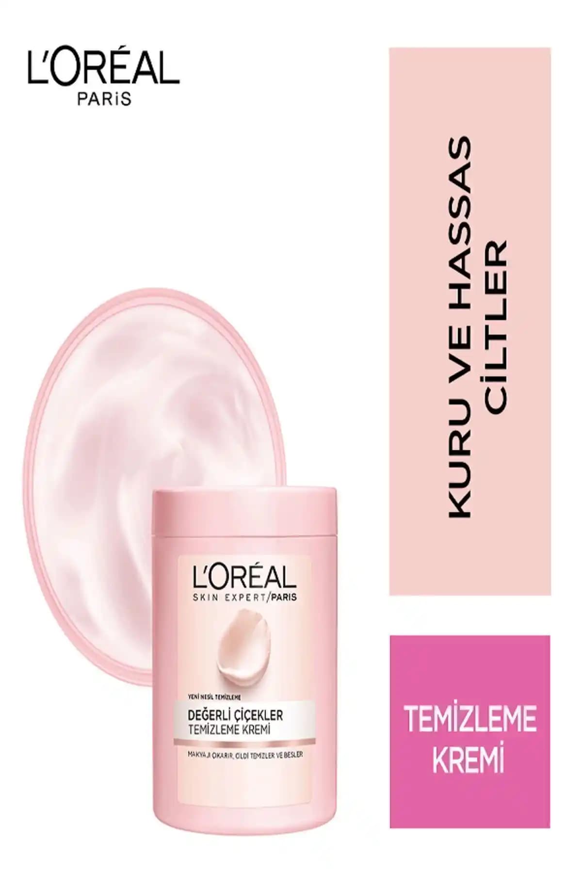 L'Oreal Paris Değerli Çiçekler Kuru ve Hassas Ciltler İçin Temizleme Kremi Özellikleri ve Kullanım Rehberi