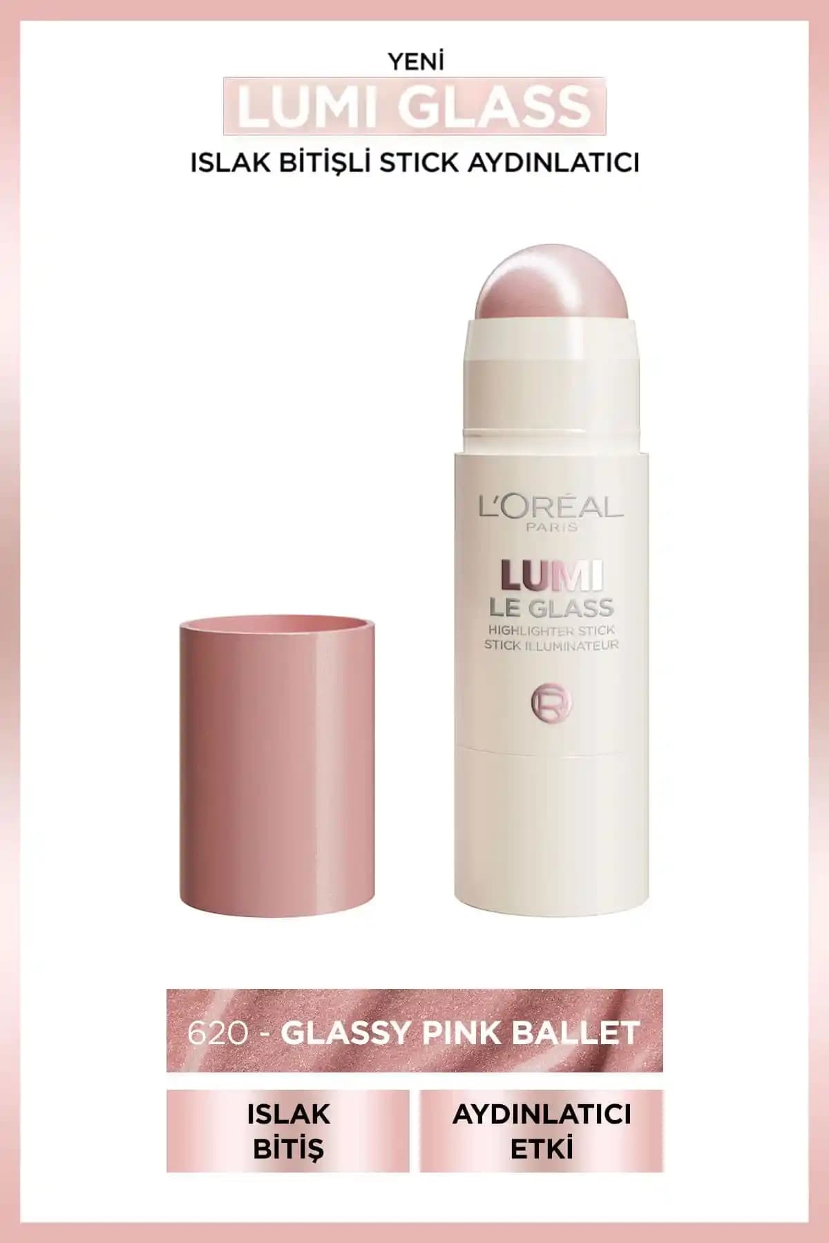 L'Oreal Paris Lumi Glass Islak Bitişli Stick Aydınlatıcı: Doğal Parlaklık ve Pratik Kullanım
