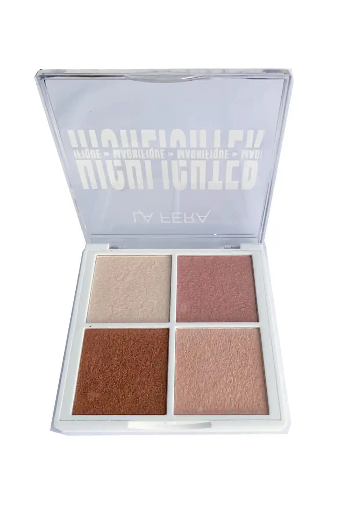 La Fera 4’lü Highlighter Paleti: Yüksek Pigmentasyon ve Doğal Parlaklık Sağlar