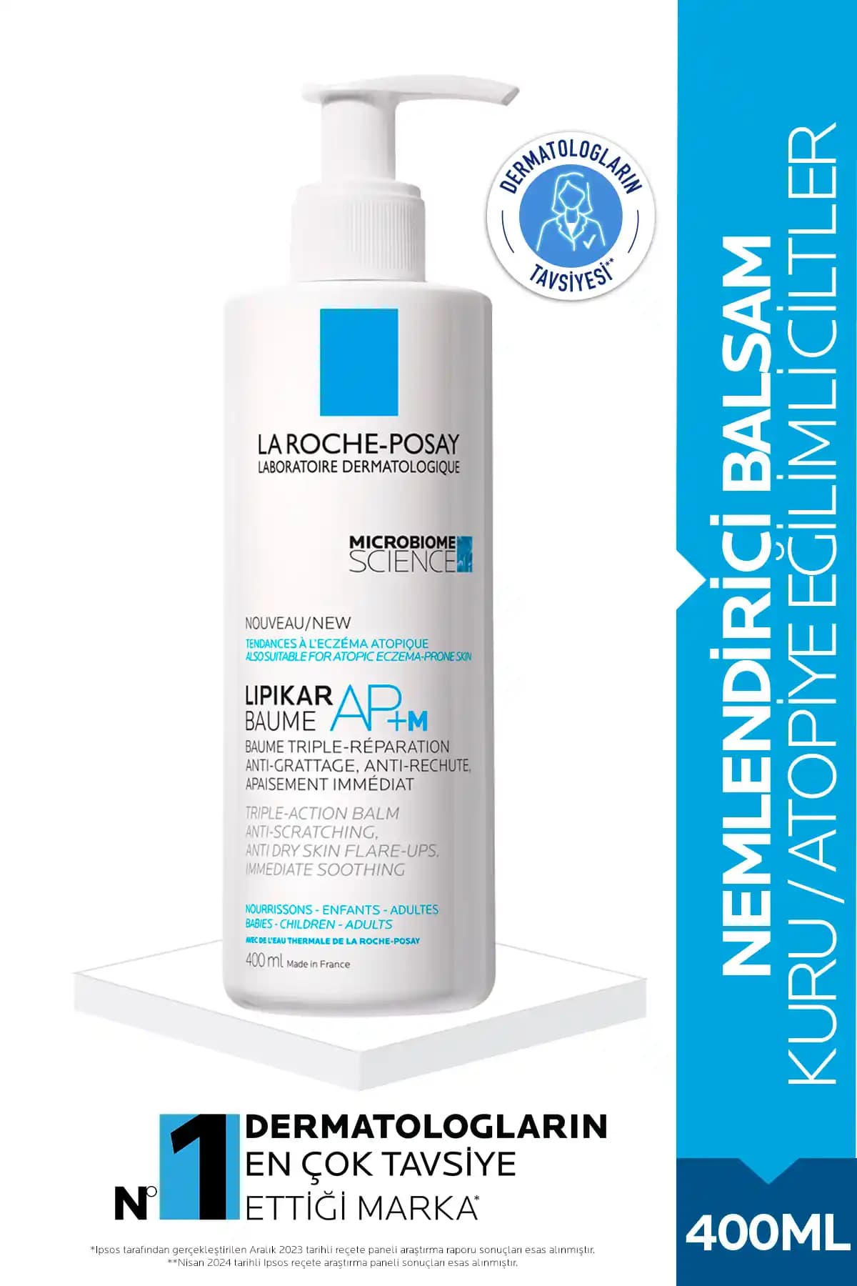 La Roche Posay Lipikar Baume AP+M: Hassas ve kuru ciltler için derinlemesine nemlendirme çözümü