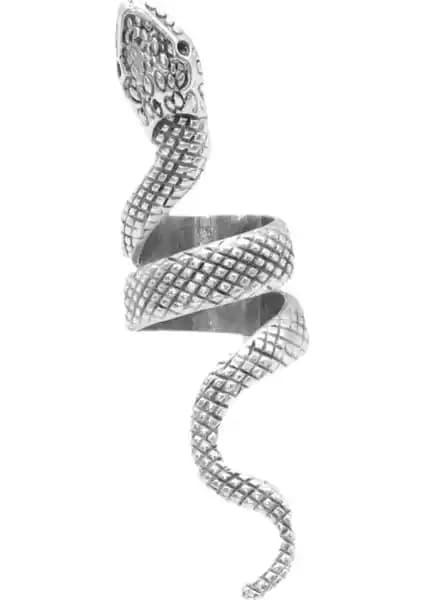 Labalaba Erkek Yılan Formlu Antik Güç Kaplama Ayarlanabilir Yüzük Özellikleri ve Kullanım Rehberi