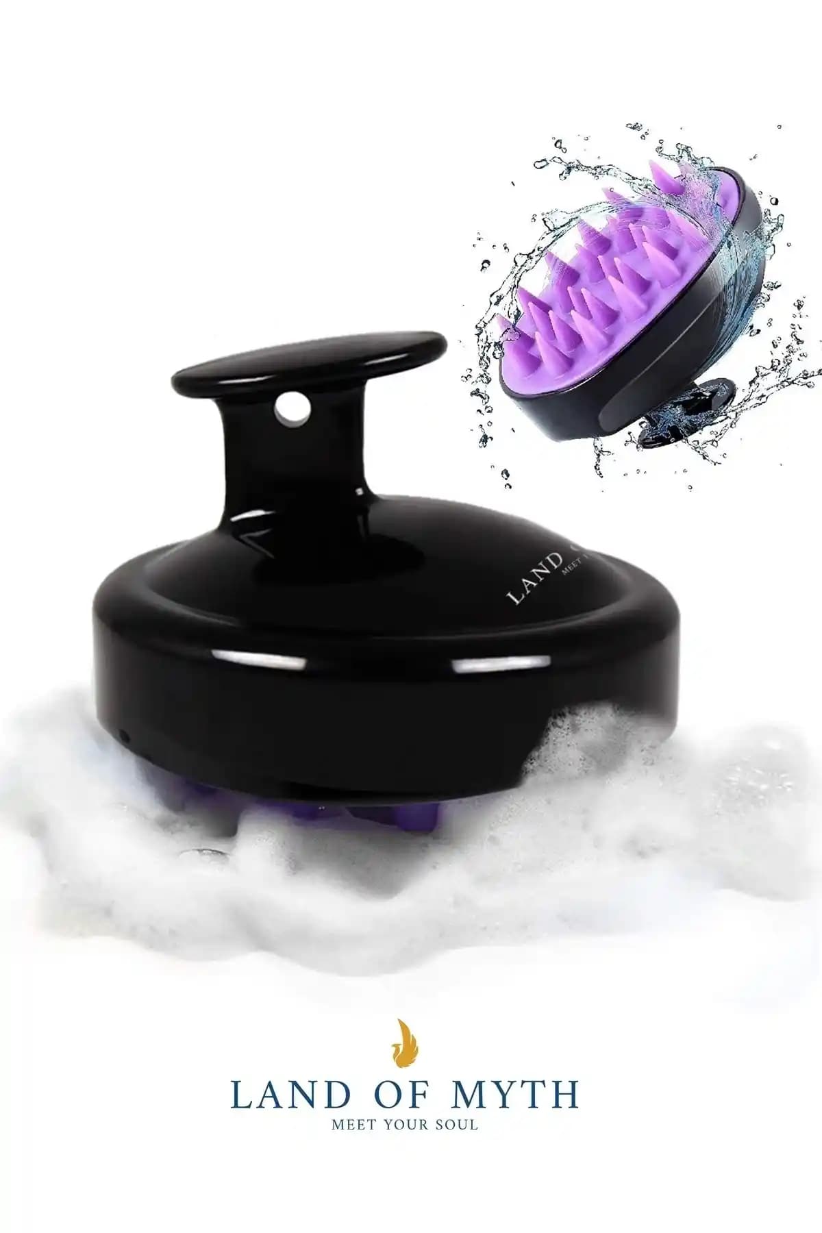 LAND OF MYTH Yüksek Silikon Dişli Saç Derisi Masaj Şampuan Fırçası İncelemesi