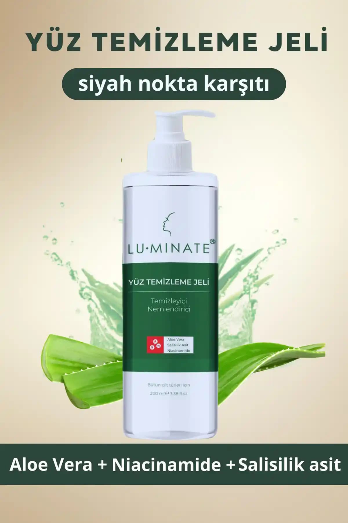 Luminate Yüz Temizleme Jeli: Derinlemesine Temizlik ve Cilt Bakımı İçin Uygun Ürün