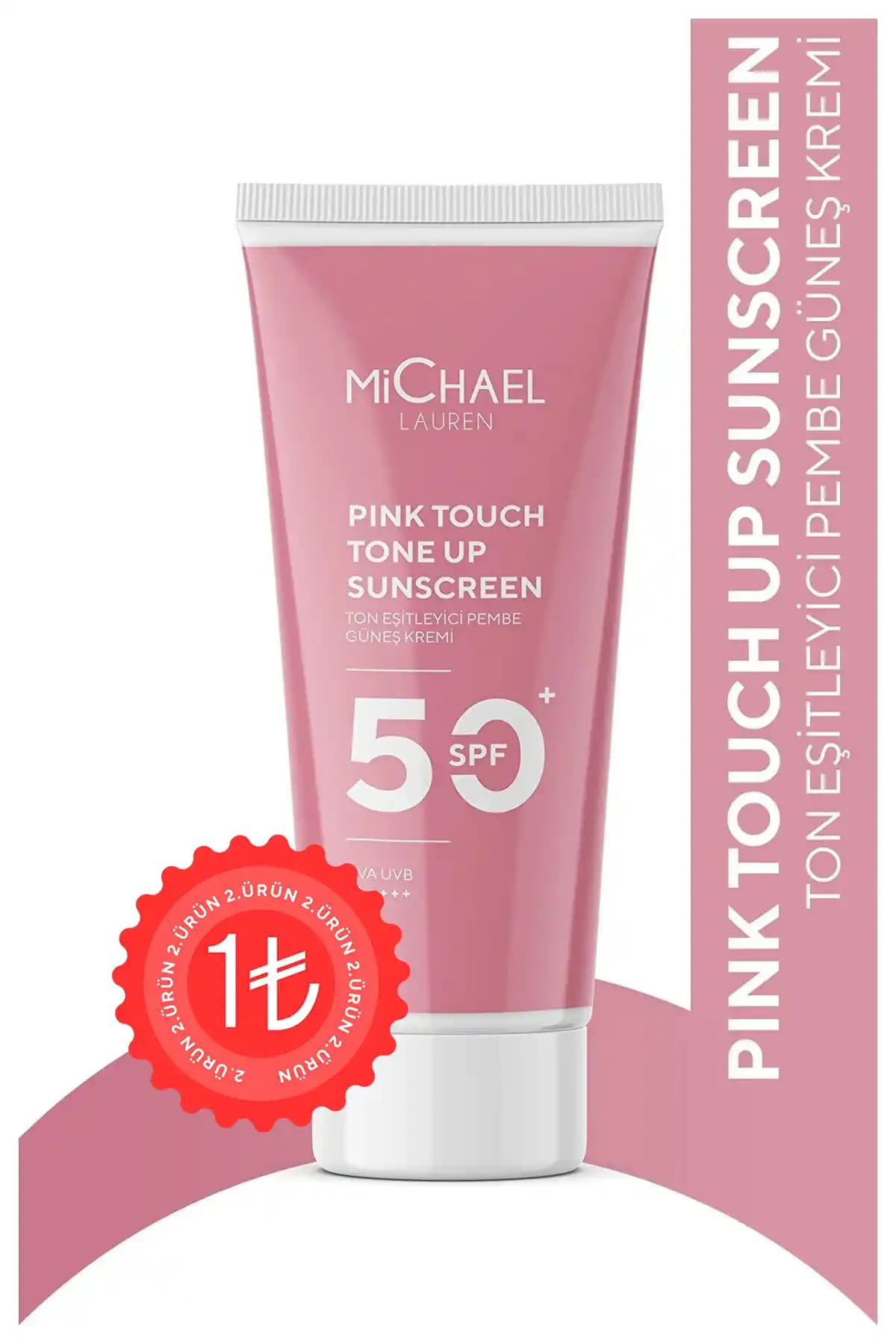 Michael Lauren Pink Touch SPF 50+ Güneş Kremi: Cilt Tonunu Eşitleyen ve Yüksek Koruma Sağlayan Ürün