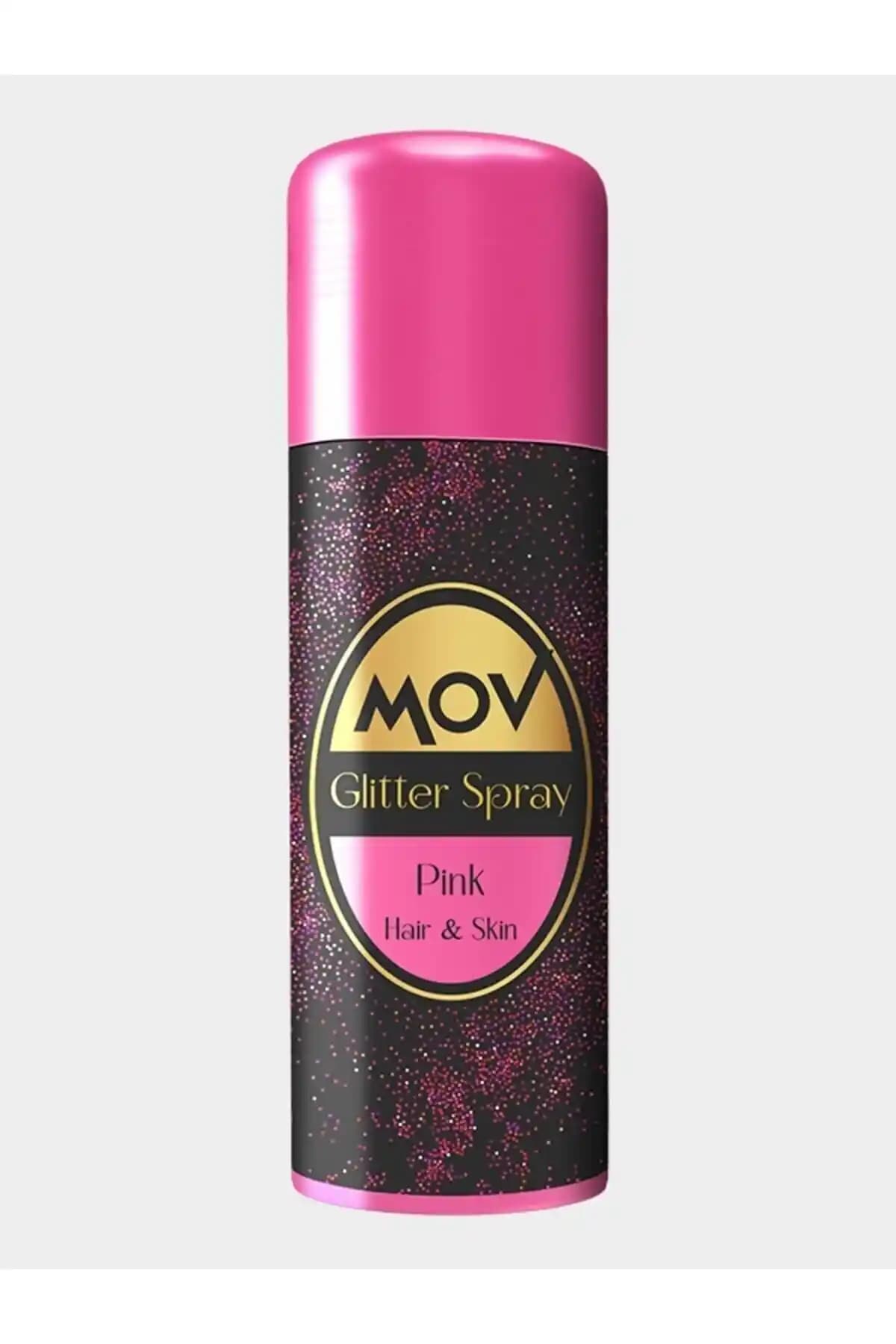 Mov Glitter Sprey Body & Hair 90 ml Parlaklık ve Işıltı Sağlayan Güvenli Sprey