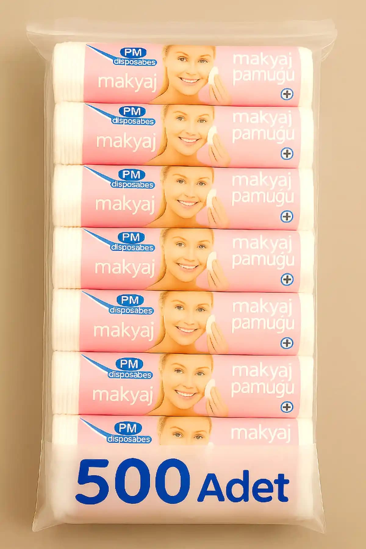 Nistabolje 500 Adet Doğal Pamuk Makyaj Temizleme Pedi Güvenilir ve Hijyenik Ürün