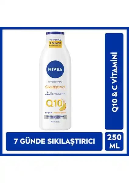 Nivea Q10 + C Vitamini Vücut Losyonu: Nemlendirme ve Sıkılaştırıcı Özellikler