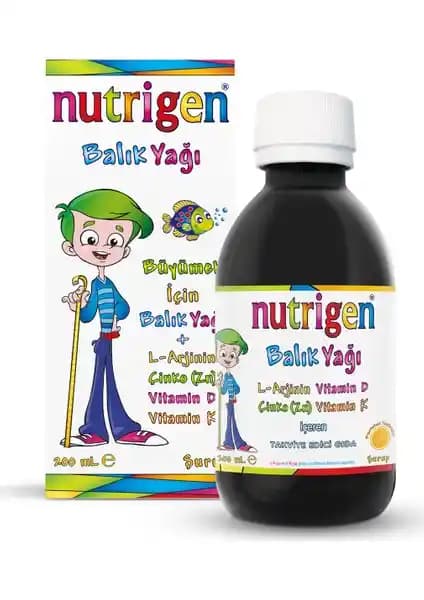 Nutrigen Balık Yağı ve L-Arjinin Şurubu Çocuklar İçin Sağlıklı Gelişim Destekleri