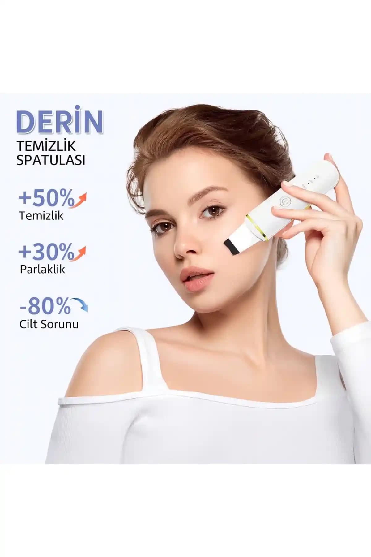 Opiunte Şarjlı Ultrasonik Cilt Spatulası: Derinlemesine Temizlik ve Güzellik Teknolojisi