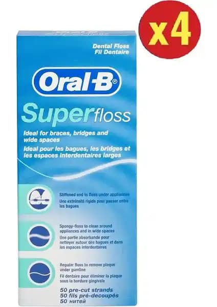 Oral-B Super Floss Diş İpi İncelemesi: Braket ve Köprü Temizliği İçin Etkili Çözüm