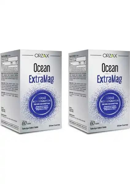 Orzax Ocean Extramag 60 Tablet: Kas ve Bağışıklık Destekleyici Takviye Gıdası