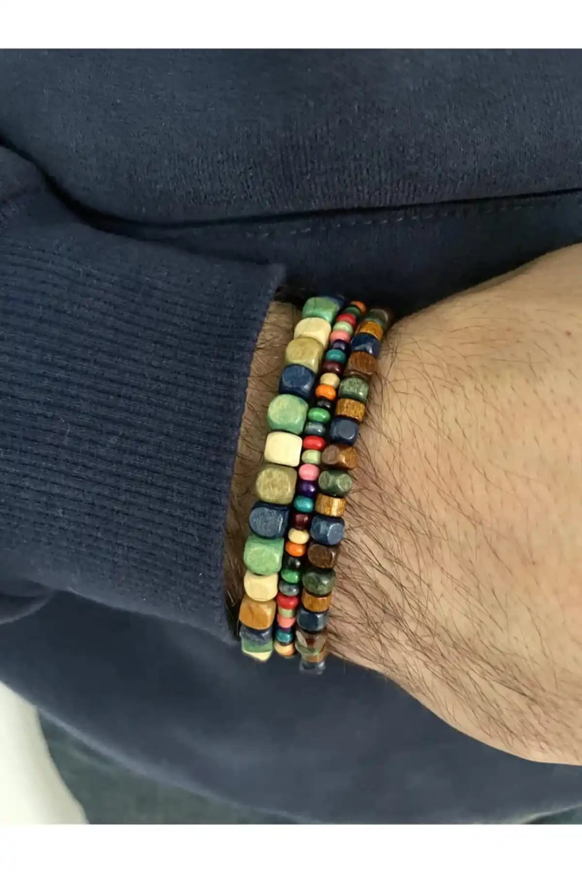 Padore Ahşap Üçlü Bileklik: Estetik ve Fonksiyonelliğin Modern Buluşması