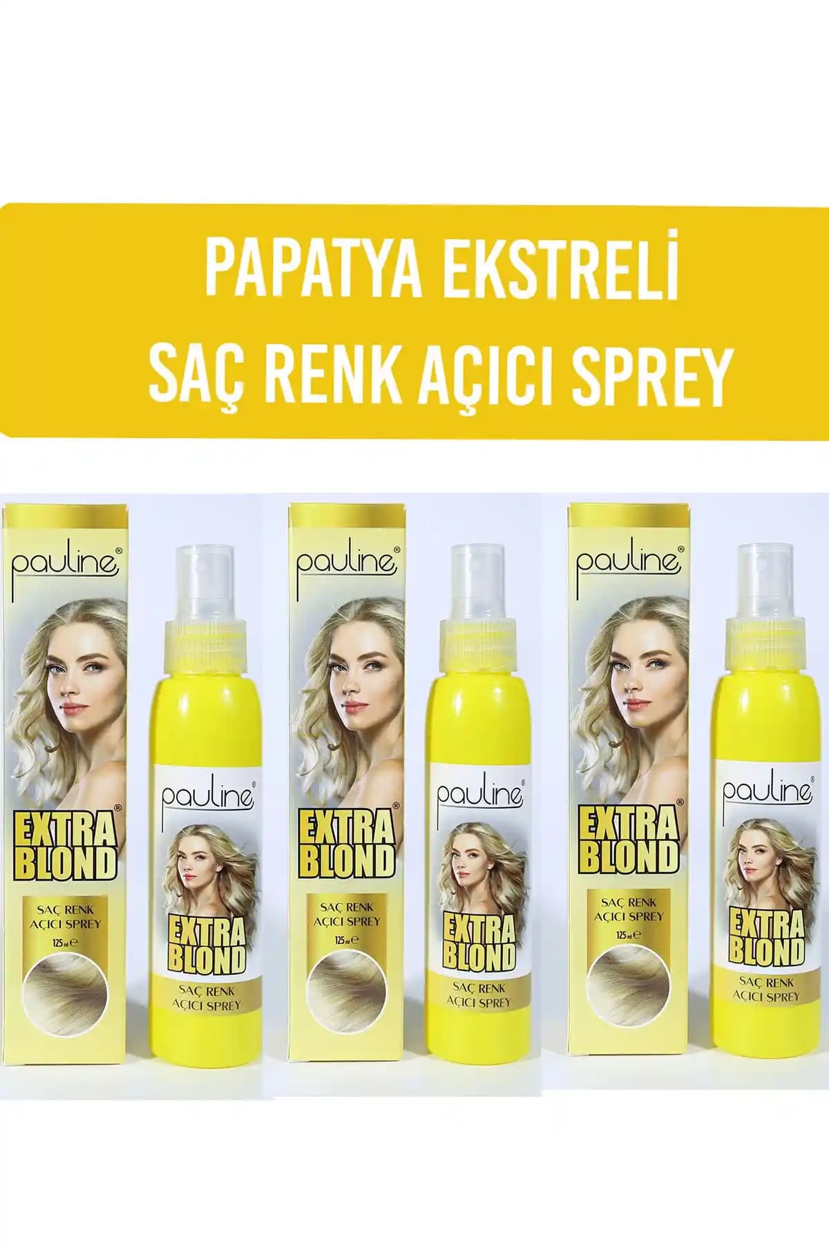 Pauline Extra Blond Doğal Saç Renk Açıcı Sprey İncelemesi ve Kullanım Rehberi