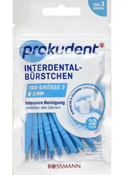 Prokudent Mavi Arayüz Fırçası 0,6 mm - 3 mm: Etkili ve Pratik Ağız Hijyeni Çözümü