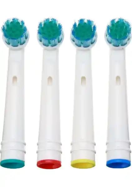 RATA-B Oral B Uyumlu Şarjlı Diş Fırçası Yedek Başlık Seti 4 Adet