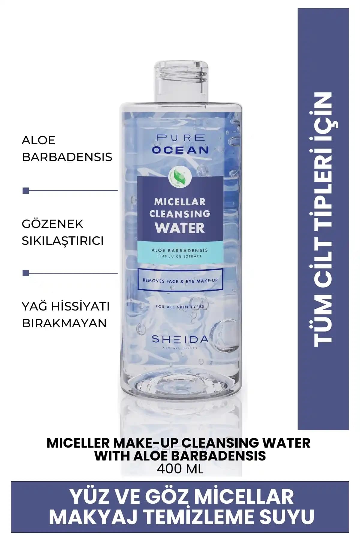 Sheida Yağ Hissiyatı Bırakmayan Micellar Makyaj Temizleme Suyu İncelemesi ve Özellikleri