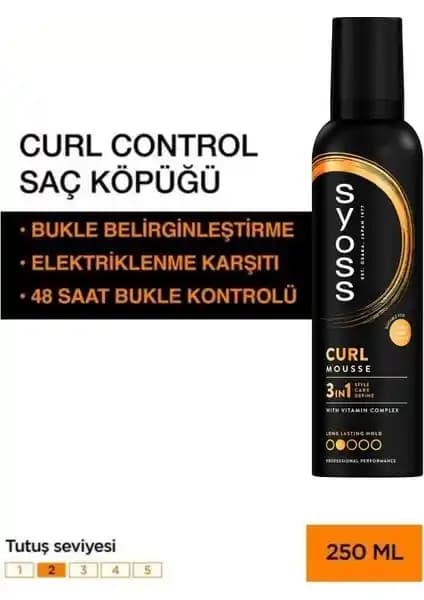 Syoss Curl Control Bukle Belirginleştirici Köpük: Doğal ve Kalıcı Bukleler İçin Etkili Çözüm