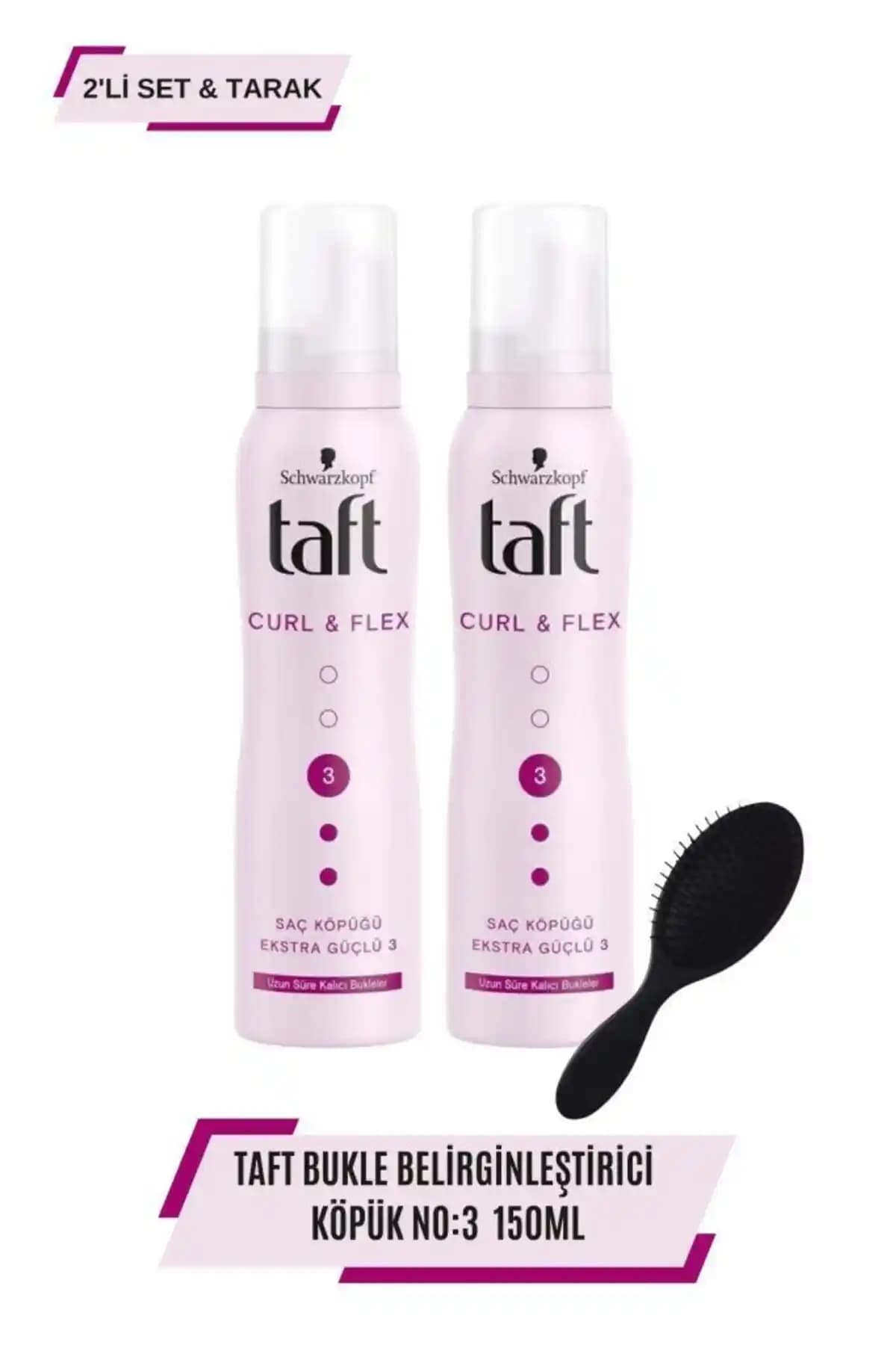 Taft Saç Köpüğü Bukle Belirginleştirici No:3 ile Hacim ve Dolgunluk Sağlama