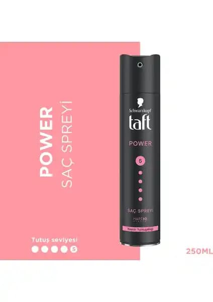 Taft Schwarzkopf Taft Power Saç Spreyi: Güçlü Tutuş ve Doğal Hacim Sağlayan Ürün