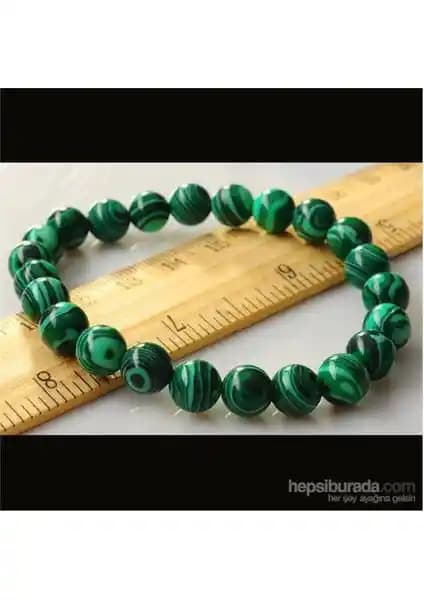 Takıcadde Doğal Yeşil Malakit Taşından Şık ve Rahat Bileklik Ürünü Tanıtımı