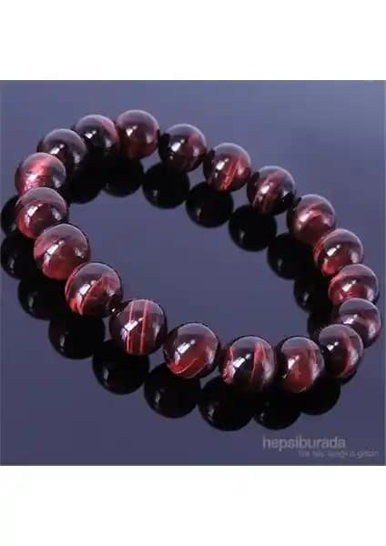 Takıcadde Kızıl Kaplan Gözü Doğal Taş Erkek Bileklik İncelemesi ve Kullanıcı Yorumları