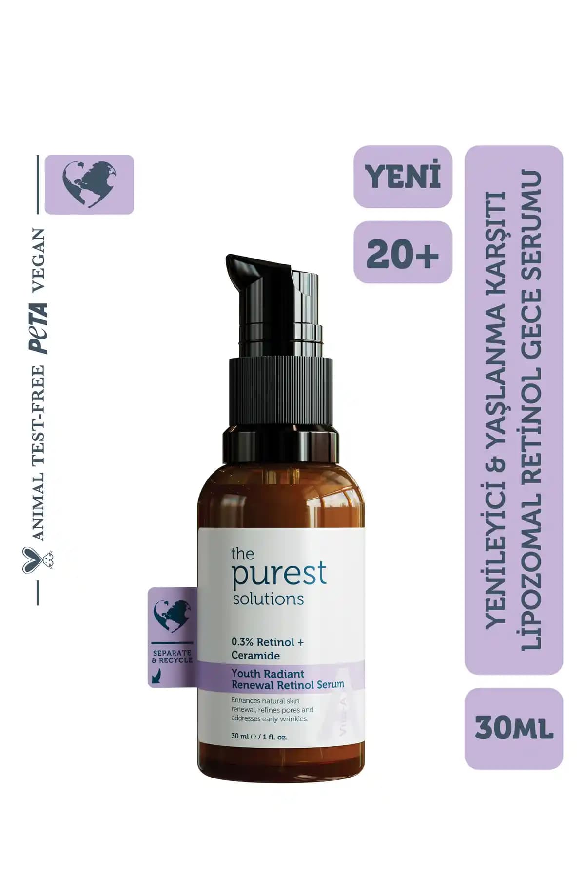 The Purest Solutions Yenileyici ve Yaşlanma Karşıtı Retinol Gece Serumu İncelemesi