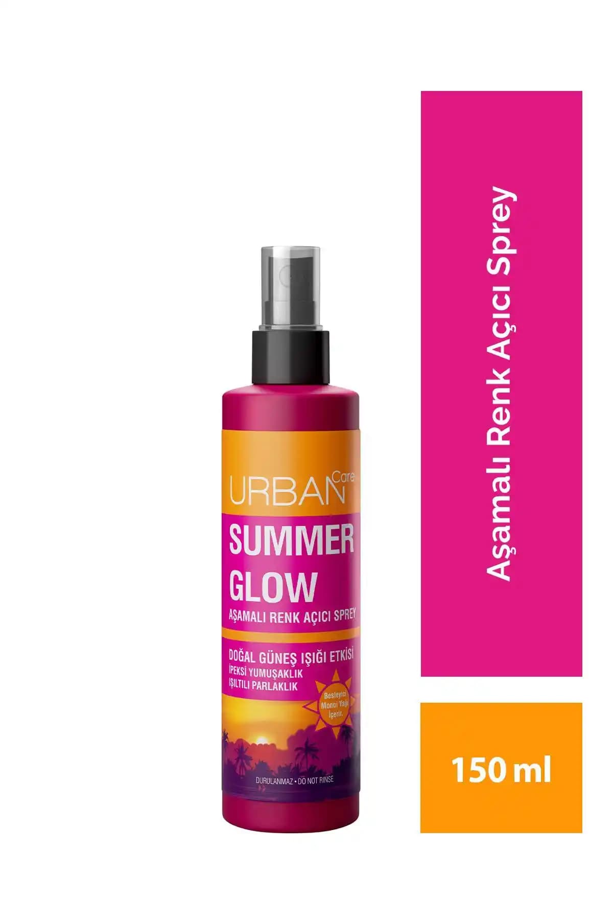 Urban Care Summer Glow Renk Açıcı Sprey Yaz Ayları İçin Hafif ve Doğal Saç Renk Açıcı Ürün