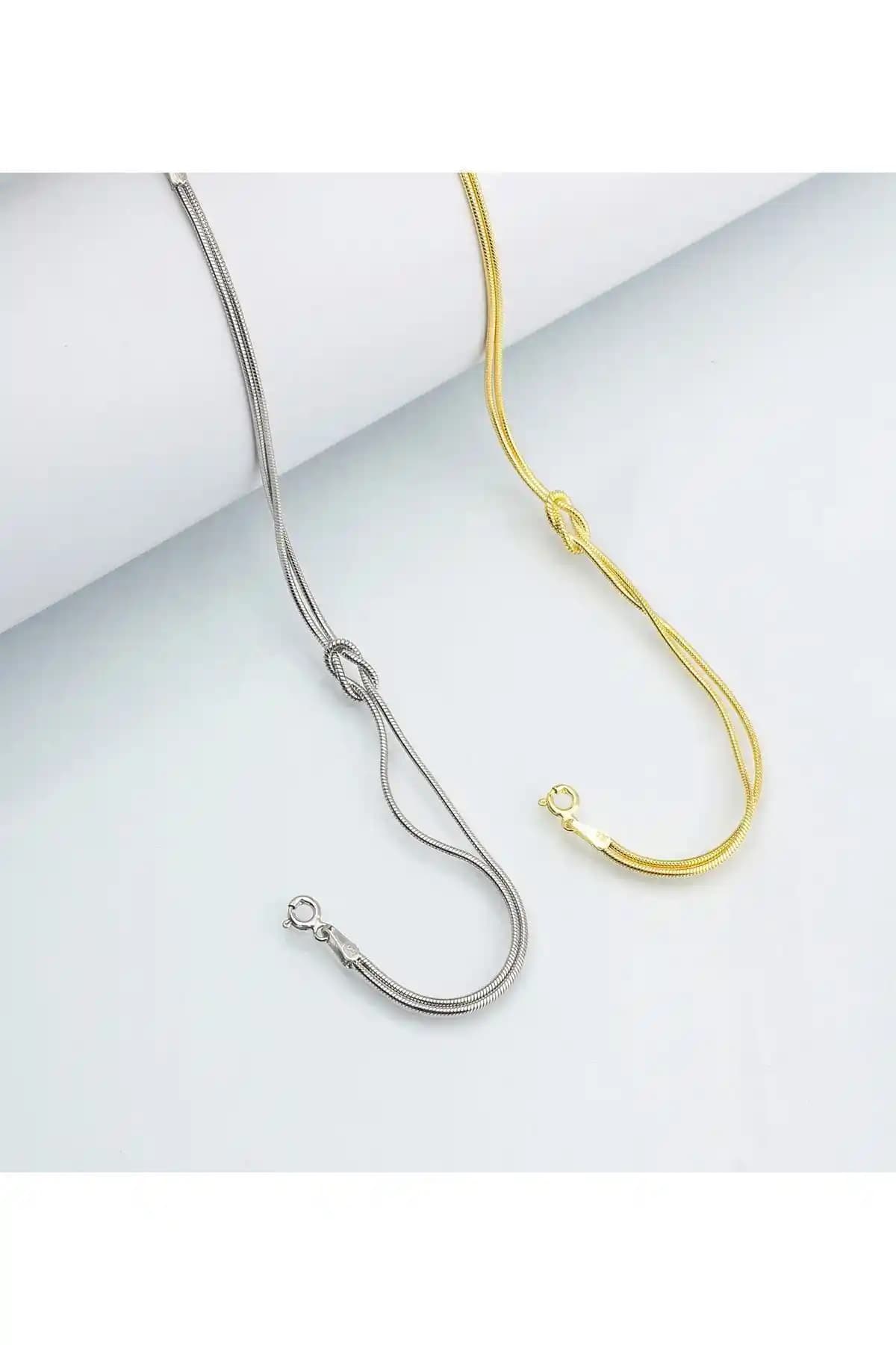 925 Ayar Gümüş Çift Düğüm Bileklik: Zarif ve Dayanıklı El İşçiliği Takı