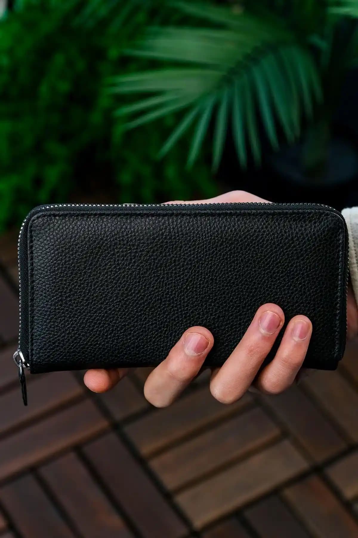 Andıflı Telefon Bölmeli Deri Cüzdan Portföyü Unisex Şık ve Dayanıklı Tasarım