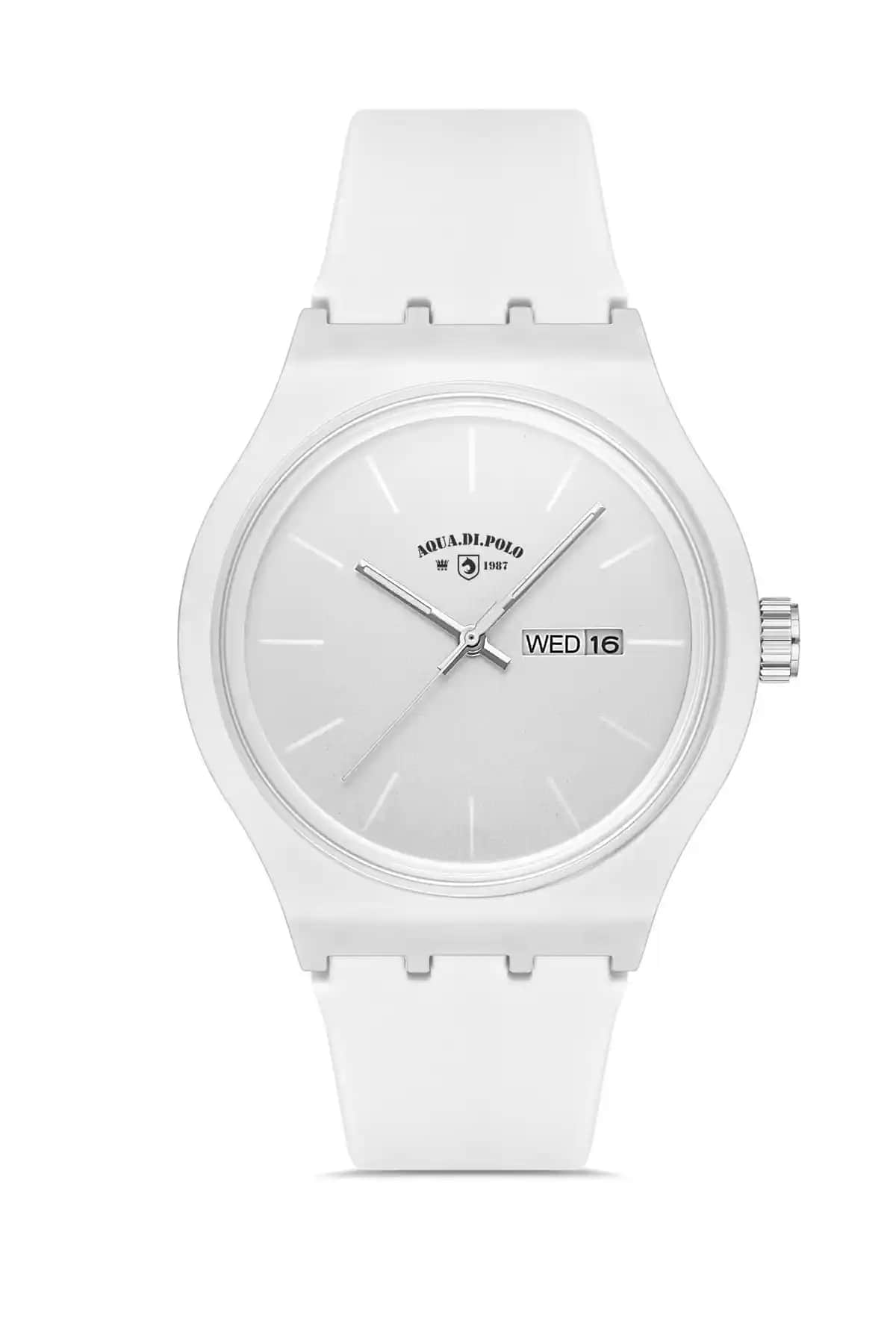 Aqua Di Polo 1987 Beyaz Unisex Silikon Kol Saati: Şıklık ve Fonksiyonellik Bir Arada