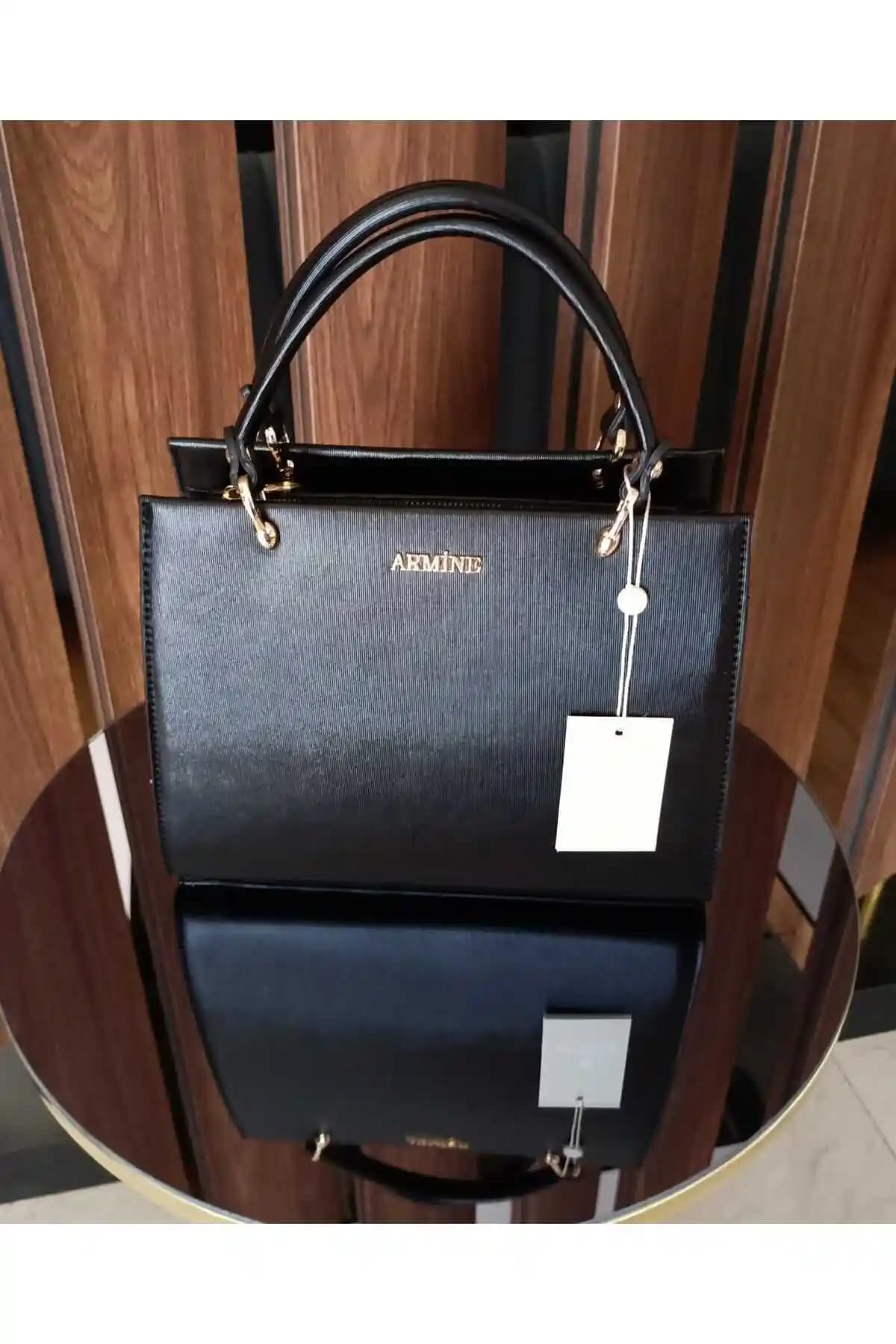 Armine Kadın Siyah El ve Omuz Çantası 355 Şık ve Dayanıklı Tasarım Özellikleri