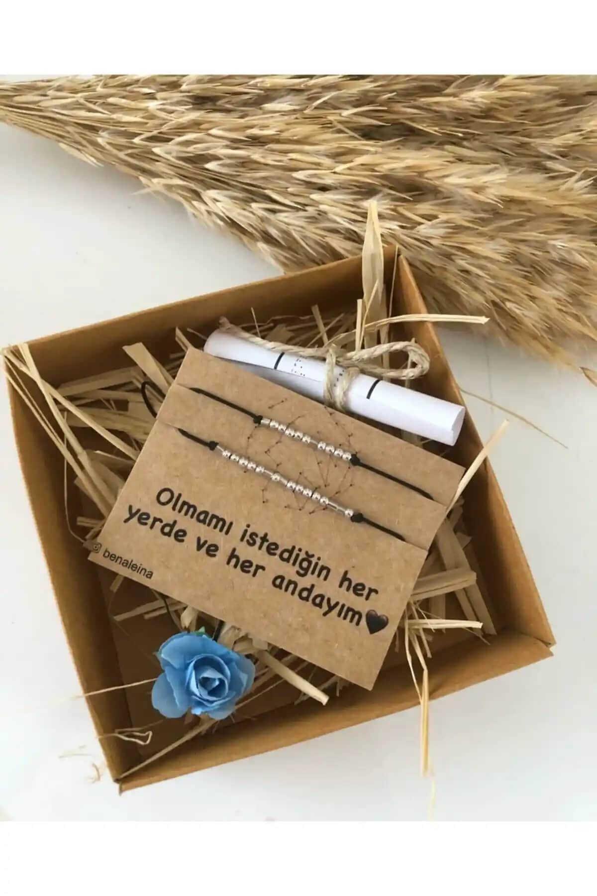 Ben Aleina Mors Alfabesi Sevgili Çift Bileklik: Şık ve Kişiselleştirilebilir Takı Seçeneği