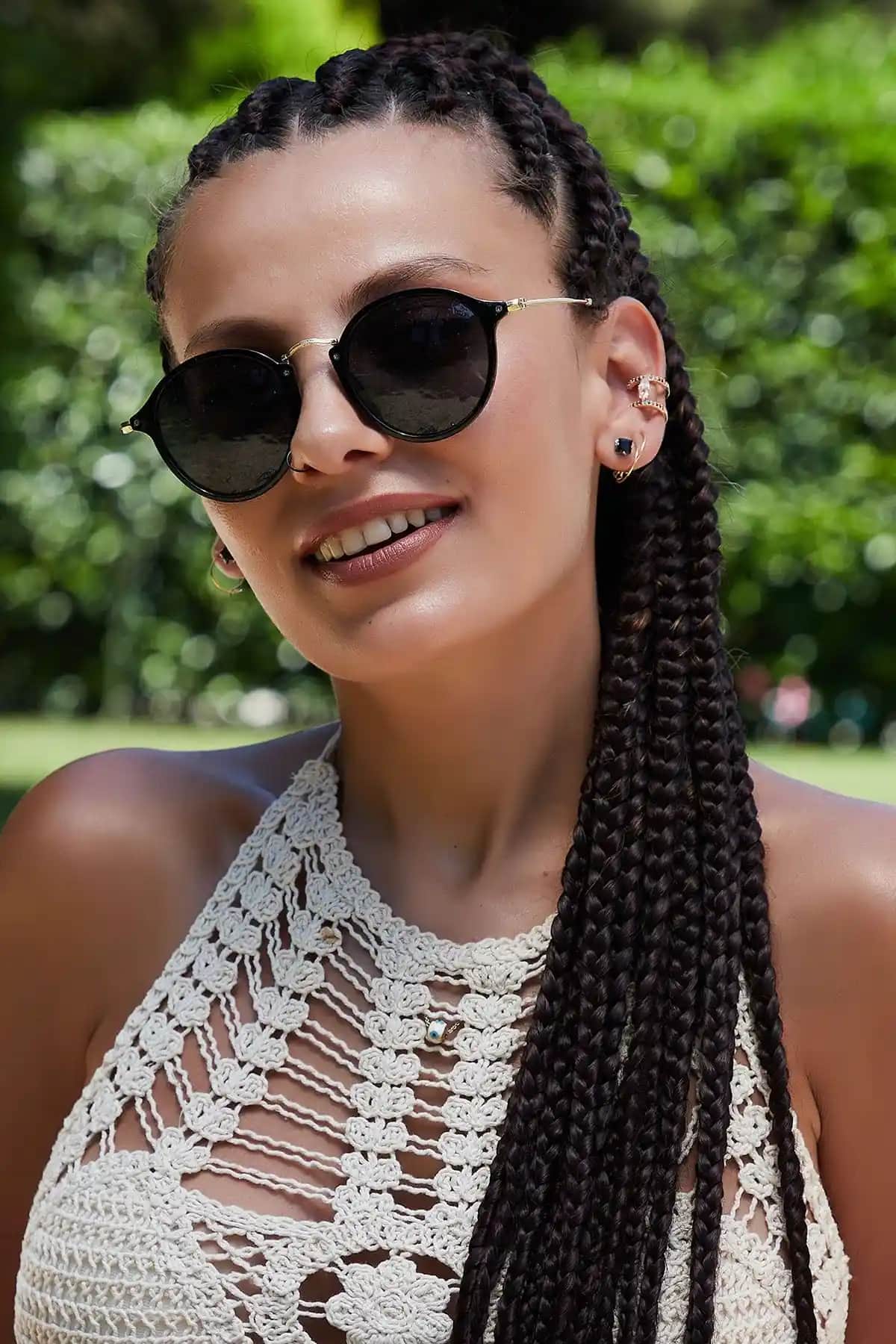 By Harmony BH Rb2447 Siyah Unisex Güneş Gözlüğü Modern Tasarım ve UV Koruma Özellikleriyle