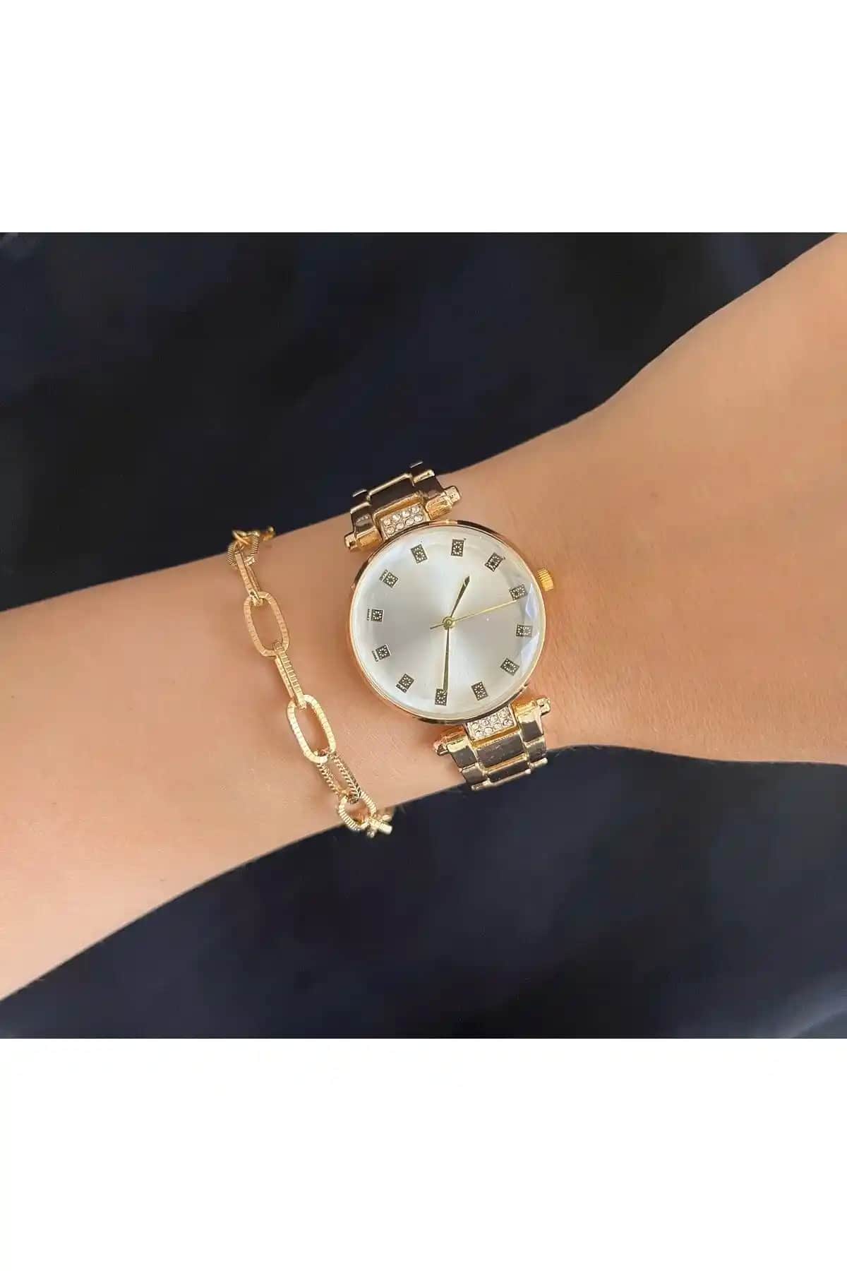 CLUPPOLOON Metal Sade Kadın Kol Saati: Zarif ve Dayanıklı Modern Tasarım