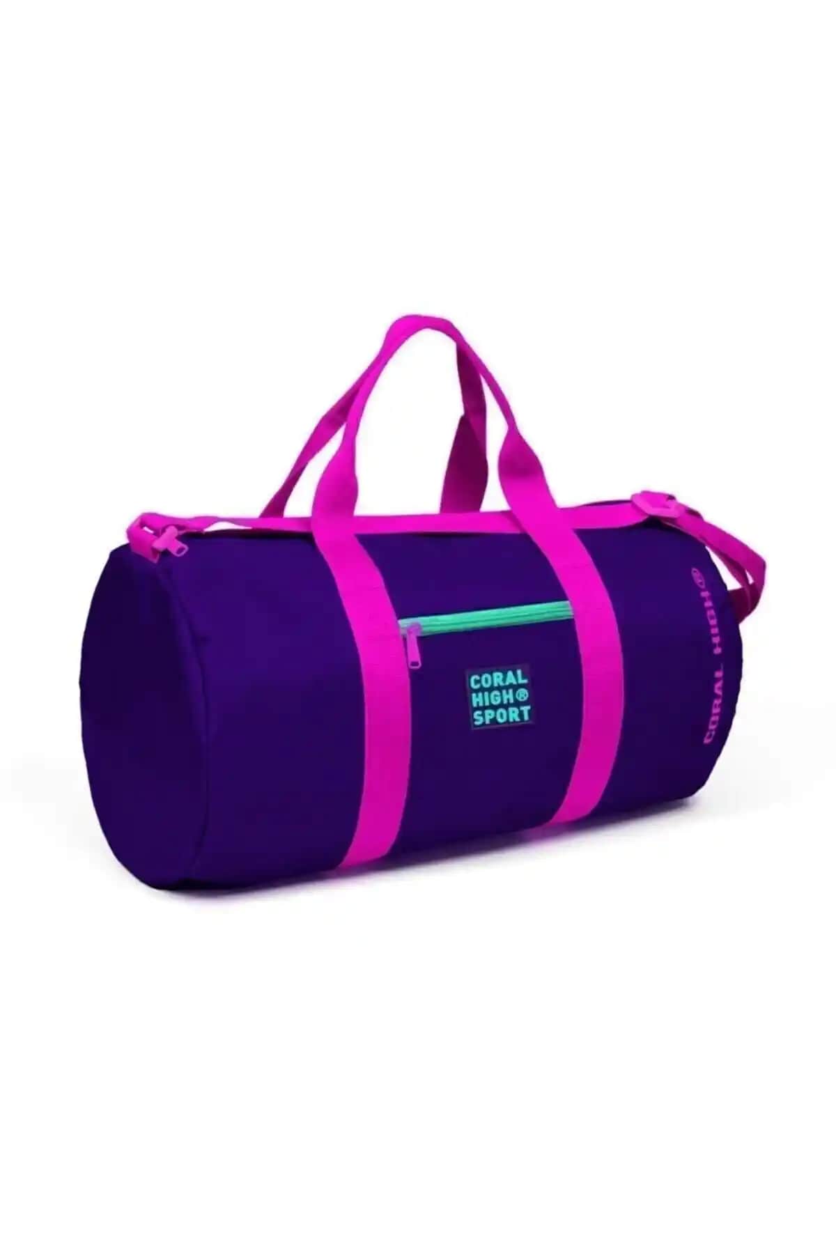 Coral High Mor Spor Çanta: Şık ve İşlevsel Tasarım ile Günlük ve Spor Kullanımı İçin Ideal