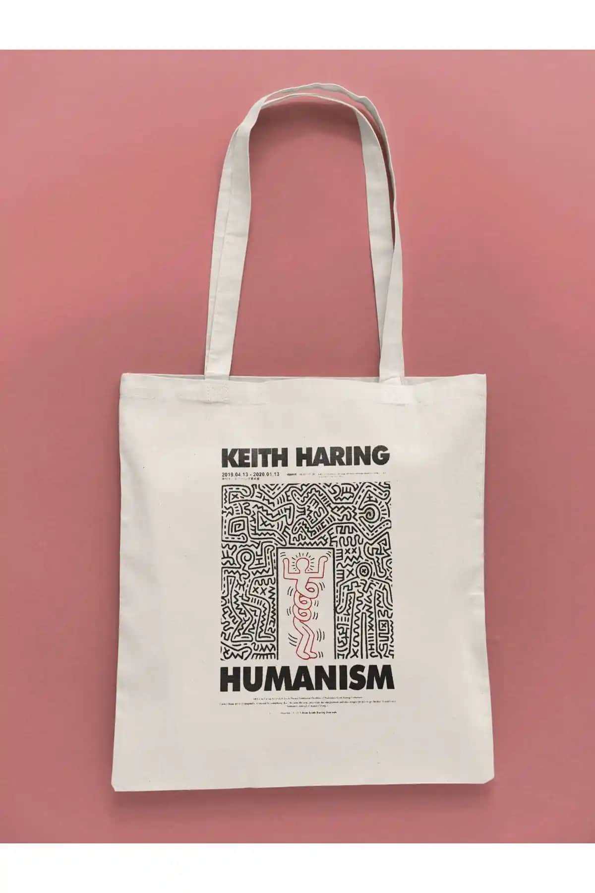 Daystore Keith Haring | Humanism Bez Çanta Günlük Kullanım İçin Modern ve Fonksiyonel Tasarım
