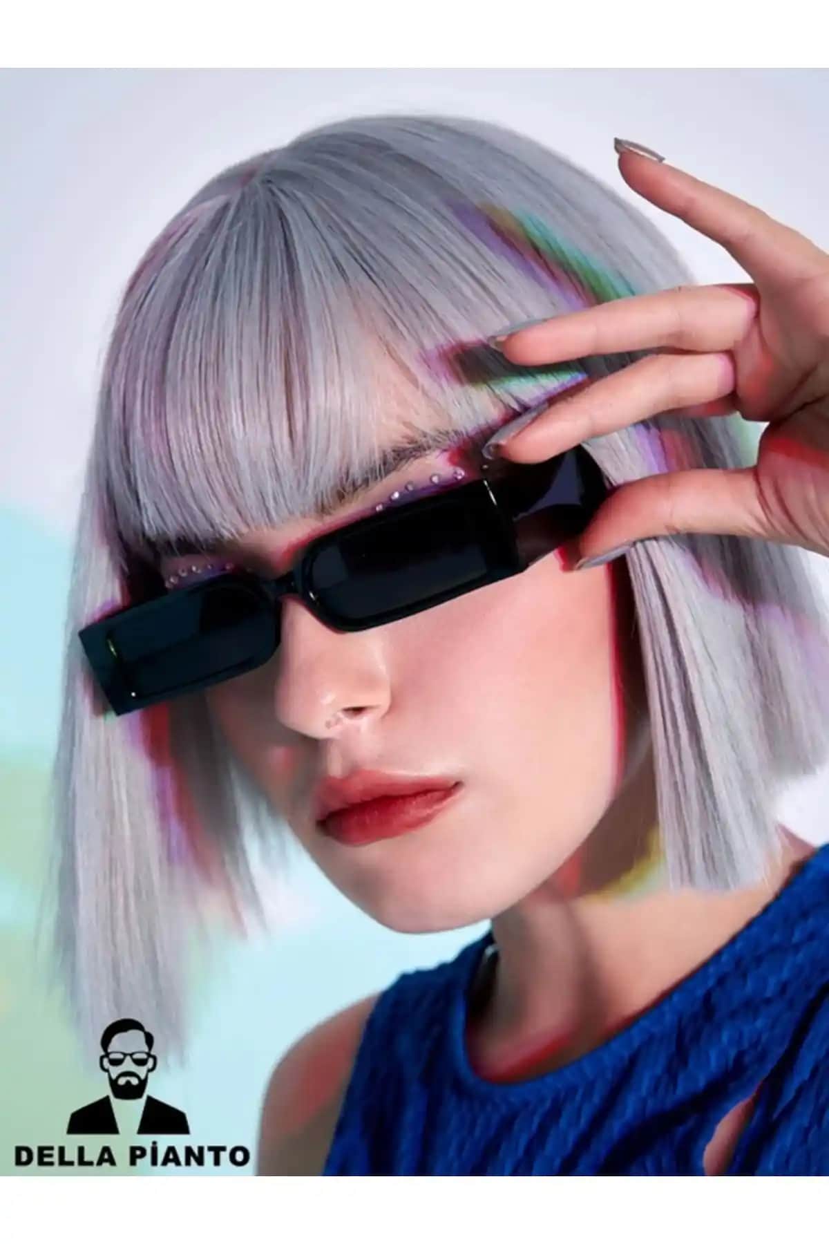 Della Pianto Siyah Unisex Güneş Gözlüğü Modern Tasarım ve Yüksek Koruma Özellikleriyle