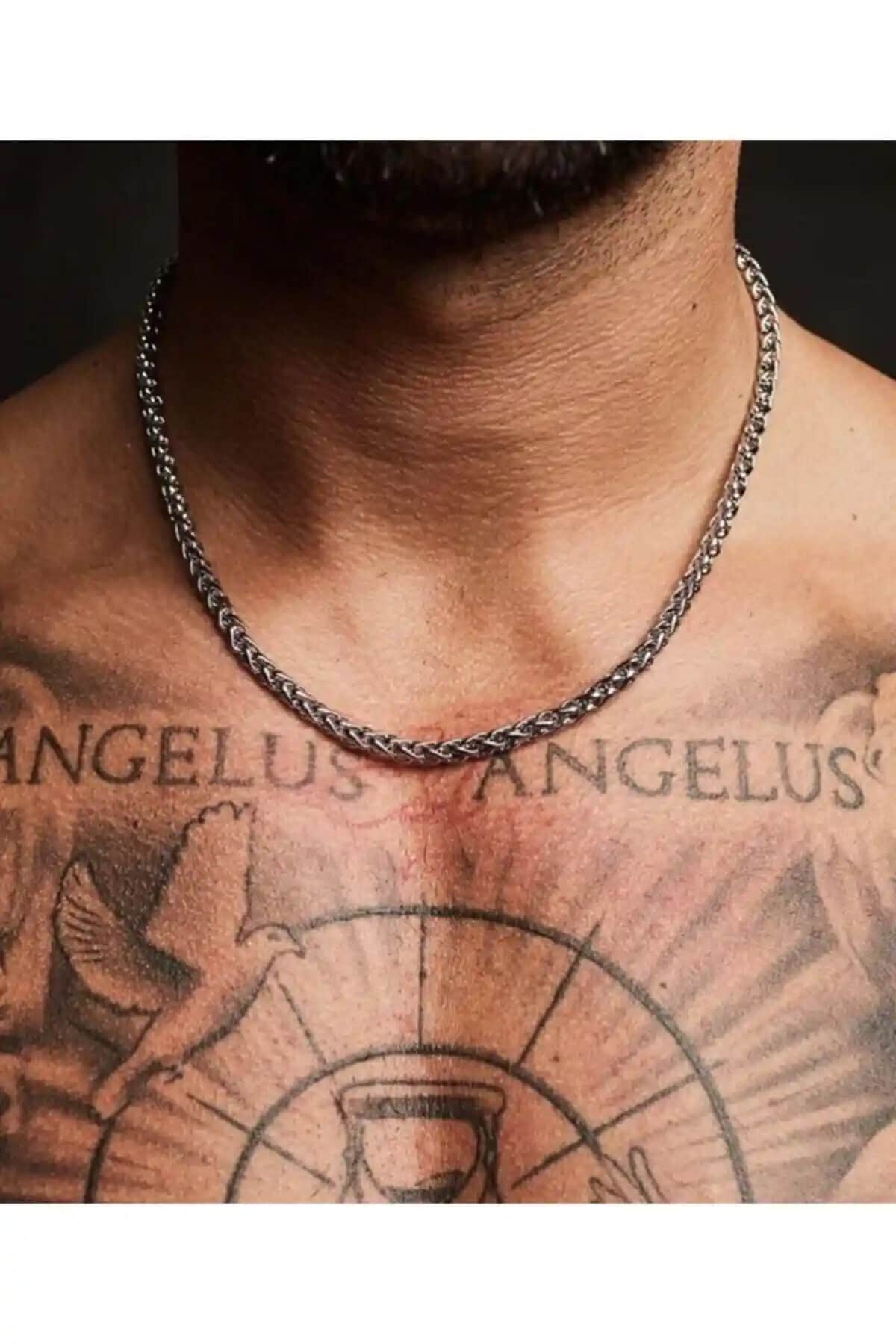 Dukkanka Angelus Kalın Zincir Kolye: Şık ve Dayanıklı Modern Takı Seçeneği