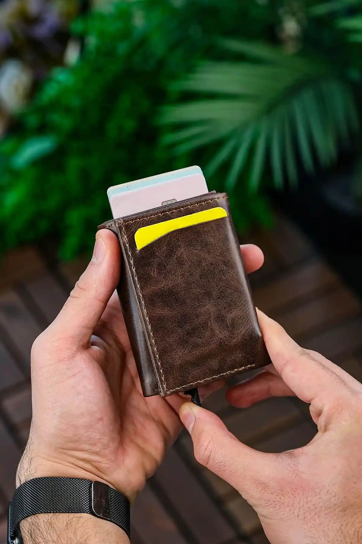 East Polo Club Erkek Suni Deri RFID Koruma Mekanizmalı Kartlık Portföyü