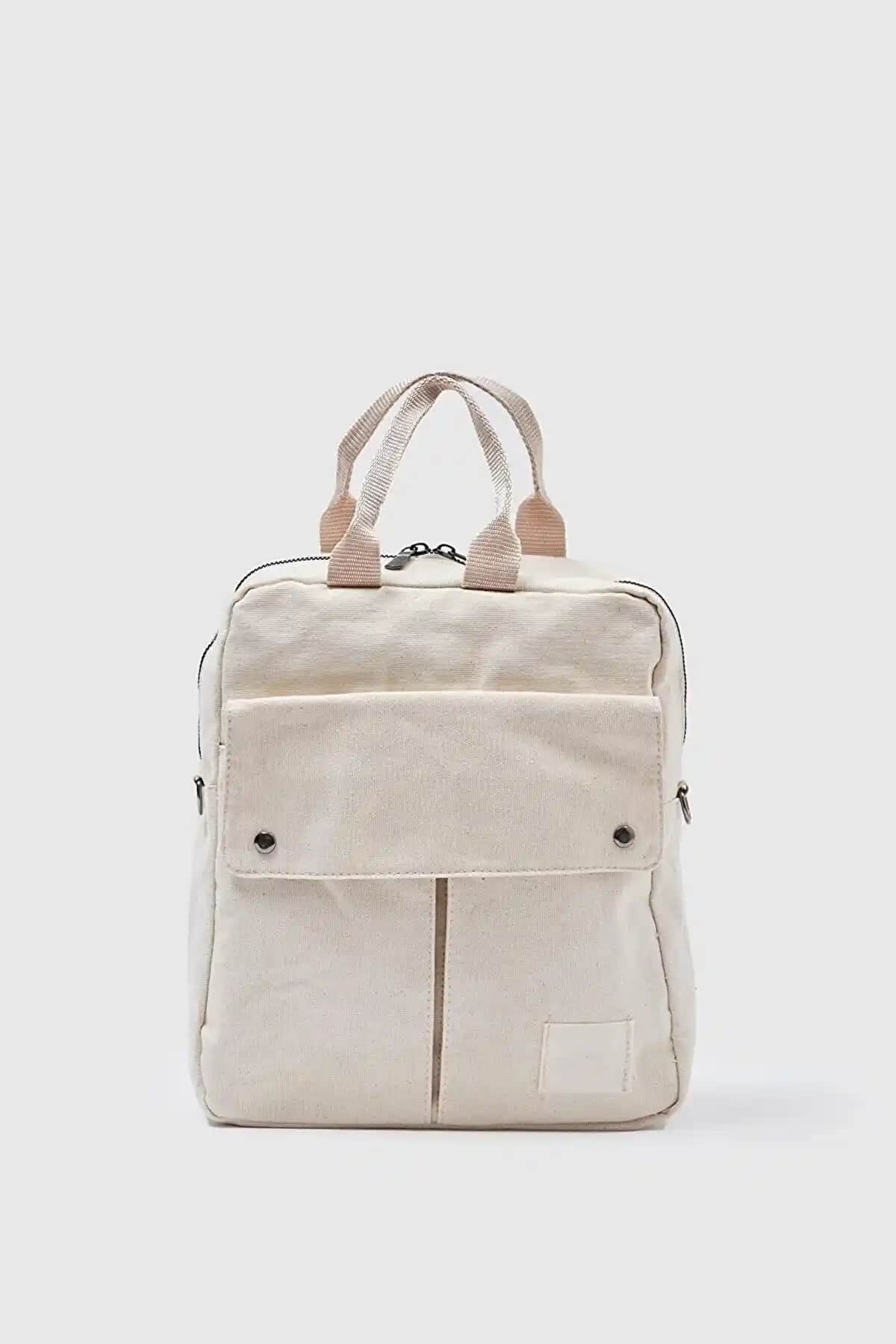 Eliza Kağan Organik Keten Sırt ve Kol Çantası: Sürdürülebilir ve Şık Tasarım